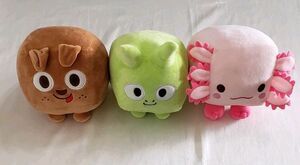 Pet Simulator X Dragon/ Roblox/Cat Plush Mixed Lot Eight Inches Set Of Four.....